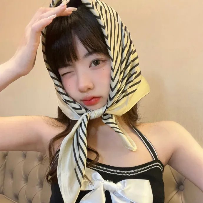 冬天的女子
